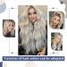 LAAVOO Tape Extensions - Platinum Blonde Real Hair 10pcs 35cm | Premium Remy Hair Tape Extensions #60 - Buy Online on GoSupps.com