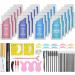 Libeauty Lash Lift and Brow Lamination 2 in 1 Kit Eyelash Perm Sachet Disposable Professional Quality Quick Lash Lifting Semi-Permanent Curling Perming - Updated Version 5 packs of each lotion