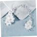 MAGICLULU Chiffon Comb Veil Hair Combs The Flowers European and American Handmade Hair Combs Bridal Headdress Bridal Comb Tiara Accessories Wedding Bride - Buy Online on GoSupps.com