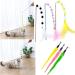 Cat Wand 6Pcs Cat Toys Interactive Cat Toys for Indoor Cats Adult Kitten Include Replacement Feathers 3Pcs Cat Wand Toy Set Retractable Interactive Cat Wand Rod Colourful Refills - Buy Online on GoSupps.com