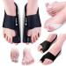 4GEAR SPORTLIFE 4G Bunion Corrector Kit- 8pcs - Bunion Night Splints Bunion Sleeves Toe Separators & User Guide Day & Night Bunion Pain Relief for Men & Women Small