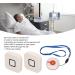 Wireless Nursing Staff Pager System with SOS Call - 2 Receivers Ideal for Hospitals & Elderly (EU Plugs) - Buy Online on GoSupps.com