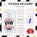 Coffin False Nails Long 24Pcs Black French Fake Nails with Flame Design - Nail Glue Included | Ballerina Stick-on Nail Art for Women and Girls - Buy Online on GoSupps.com