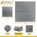 HEKU 100 Monochrome Napkins - 3-Layer 33x33cm | Stylish Gray 5-Pack for Events & Gastronomy | Highly Absorbent & Uniform Quality - Buy Online on GoSupps.com