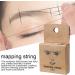 Brow Mapping String Tool - Brown Eyebrow Mapping | Pre-Inked Eyebrow Mapping String Thread for Makeup Marking Symmetrical Brows Mapping String - Buy Online on GoSupps.com