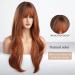 Blonde Unicorn Auburn Red Wig with Bangs for Women - Long Natural Synthetic Cosplay Wig - Buy Online on GoSupps.com
