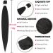 Xusuperb 36 Inch Extra Long Pre-Stretched Braiding Hair - 1B Black Knotless Yaki-Texture Extensions | 6 Pack Kanekalon Synthetic Braids - Buy Online on GoSupps.com