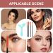Mascara Shield Applicator - Silicone Mascara Shield Stencil | Heart-Shaped Design Eye Makeup Tool for Night Out Party Daily Use Dating Green + Eyelash Brush - Buy Online on GoSupps.com
