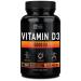 Vitamin D3 Softgels Extra Strength Vitamin D3 5000IU (125 mcg) Rapid Release 240 Day-Supply High Potency Easy to Swallow Supports Overall Health Gluten Free Softgels (240 Day-supply)