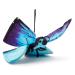 Zappi Co 100% Recycled Plush Blue Morpho Butterfly Toy (28.5cm Width) Stuffed Soft Cuddly Eco Friendly animals Collection For New Born Child First kid