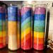 7 Chakra Devotional Prayer Candle in Glass Jar | 90-Hour Burn | Rainbow Candle for Ceremonies Gifts & Decor - International Shipping Available - Buy Online on GoSupps.com