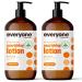 Everyone 3-in-1 Soap Body Wash Bubble Bath Shampoo 32 Ounce (Pack of 2) Nourishing Hand and Body Lotion 32 Ounce (Pack of 2) Citrus and Mint - Buy Online on GoSupps.com
