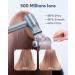Bopcal Ionic Blow Dryer - High-Speed 110 000 RPM Hair Dryer for All Hair Types | 200 Million Negative Ions Lightweight & Quiet 1500W Thermo-Control - Fast Drying in Silver - Buy Online on GoSupps.com