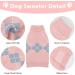 XXL Pink Dog Sweater Vest - Knitted Winter Coat for Pets | Soft Wool Jacket for Dogs & Cats - Buy Online on GoSupps.com