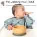 Bubba Bear Baby Weaning Bib with Sleeves | Waterproof Long Sleeve Coverall Bibs Set for Toddlers | Toddler Led Feeding Accessories | 6+ Months | White and Green - Buy Online on GoSupps.com