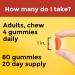 Nature Made Maximum Strength Vitamin C Gummies 1000mg - 80 Gummies (20 Day Supply) - Buy Online on GoSupps.com