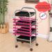 120 Pegs Braiding Hair Rack - Time-saving Hair Extension Holder in Rose Red - Buy Online on GoSupps.com