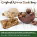 Organic African Black Soap Bars with Tea Tree (Pack of 3) - Acne Treatment & Dark Spot Remover | Made in Ghana - Buy Online on GoSupps.com