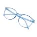 Vision global blue light-blocking glasses for women/men anti-eye load computer reading TV glasses stylish oval frame anti-reflective 08_Days_klar blue 2.5 x