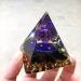 Ycyinycheng 6cm Crystal Energy Tower Orgone Pyramid - Healing Throat Chakra Stress Relief Stone of Courage - Reiki Chakra Crushed Stone for Relaxation - Buy Online on GoSupps.com