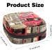 Vintage Red Double Decker Bus Sanitary Napkin Storage Bag | Portable Menstrual Cup Pocket for Girls & Women - Buy Online on GoSupps.com