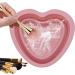 Brush Cleaner Bowl Heart Shape Silicone Cosmetic Brush Cleaner - Foldable Portable Washing Tool Brush Cleaning Pad for Makeup Lovers pink - Buy Online on GoSupps.com