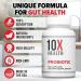 10X Health Probiotics for Men - 60 Capsules Immune Support Supplement & Probiotics for Digestive Health with Lactobacillus Rhamnosus Acidophilus & Bifidobacterium Probiotic for Gut Health - Buy Online on GoSupps.com