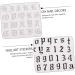 minkissy 20 Sets Nail Art Stickers Letter Nail Stickers Letter Stickers Nail DIY Decals Letters Stickers Nails Stickers White Letters Nail Stickers Halloween Nail Stickers Pvc Fashion - Buy Online on GoSupps.com