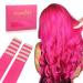 If -of -hearted tape extensions real hair hot pink 10pcs tape in extensions real hair 30g 55cm invisible hair extension real hair invisible smooth real hair extensions tape highlight for girls 55cm 30g 10pcs #hot pink