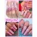 Kalolary Valentine's Day Nail Art Sequins | Heart & Lip-Shaped Holographic Flakes for Manicure & Body Decoration - 2 PCs - Buy Online on GoSupps.com