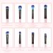 Essential 8 Piece Pink Eye Makeup Brush Set | Spectrum Professional Brushes with Soft Synthetic Bristles - Angled & Precise - Buy Online on GoSupps.com