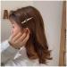 Inilbran Vintage Emerald Crystal Hair Clips Green Emerald Hair Pins Barrettes Gold Crystal Pearl Hairpin Barrette Shiny Cz Pearl Hair Pins Hairclip Decorative Bobby Pins Crystal Wedding Headpieces
