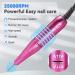 Rechargeable Electric Nail Drill Kit - 35000 RPM E-File for Gel & Acrylic Nails | Manicure Pedicure Tool with 16 Bits - Home & Salon Use (Pink) - Buy Online on GoSupps.com