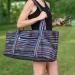 AURORAE Yoga Mat Tote Bag - Extra Wide for Most Yoga Mats & Accessories, Navy Multi - One Size - Buy Online on GoSupps.com