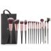 Buy Pure Vie 24-Piece Makeup Brush Set with Sponge Puff & 15-Color Concealer Palette - International Shipping Available! - Buy Online on GoSupps.com