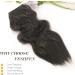 FESHFEN Invisible Wire Hair Extensions 20 Inch Natural Black - Long Wavy Synthetic Hair Piece with Adjustable Transparent Wire and Clips for Women - Buy Online on GoSupps.com