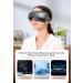 Llano Eye Massage Device - Warmth Vibration & Bluetooth Music | Ergonomic 3D Design Foldable Eye Mask for Dark Circles & Dry Eyes (Gray) - Buy Online on GoSupps.com