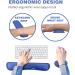 Doctor Developed Ergonomic Wrist Rest - Blue | Perfect for Mouse & Keyboard Use | Enhance Wrist Health & Posture | Dr Arthritis - Buy Online on GoSupps.com
