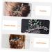 FRCOLOR Green Hair Accessories bridal hair combs pin hair bridal hair crystal hair Bride Hair Side hair decorations dinner party modeling rhinestones Red Flower Hair Comb - Buy Online on GoSupps.com