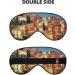 Beautiful Italy Print Soft Eye Mask | Sleep Mask for Men & Women | Travel Comfort & Relaxation - Buy Online on GoSupps.com