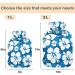 Buy Naanle Blue Hawaii Flowers Hot Water Bottle - 2L for Pain Relief & Heat Therapy | Large Transparent Design - Buy Online on GoSupps.com