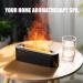 7-Color Flame Diffuser Upgrade - Electric Aromatherapy Essential Oil Diffuser for Home & Office - Waterless Auto-Off - Black - Buy Online on GoSupps.com