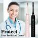 Buy Electric Toothbrush for Adults - 6 Modes 42000 VPM 8 Brush Heads Sonic Black & Pink | International Shipping Available - Buy Online on GoSupps.com