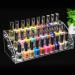 Dioche Nail Polish Holder - 3-Tier Transparent Makeup Organizer Display Stand | Ideal for Nail Polish Storage - Buy Online on GoSupps.com