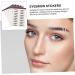 FOMIYES 36 Pcs Eyebrow Stickers 3d Stickers Brown Eyebrow Sticker Imitation Eyebrow Sticker 6d Make up - Buy Online on GoSupps.com