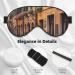 Soft Italian Eye Mask - Adjustable Breathable Sleep Mask Light Blocking & Double-Sided Black - Ideal for Travel & Rest - Buy Online on GoSupps.com