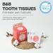 B&B Tooth Tissues for Baby & Toddler - 100% Cotton Infant Mouth Wipes - 60p (Individually Wrapped) - Buy Online on GoSupps.com