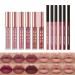 Matte Lipstick and Lipliner Set - 12PCS, Long-Lasting, Waterproof, High-Pigmented Velvet Lip Gloss Kit for Girls - Buy Online on GoSupps.com