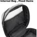 Menstruation Pad Bag with Zipper - Stylish Women's Napkin & Tampon Collection Bag in Abstract Gray Psychedelic Design | Perfect for Girls - Buy Online on GoSupps.com