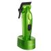 Cocco Hyper Veloce Pro Clipper Digital Gap Ambassador Graphene Taper Blade Professional Hair Clippers High-Torque BLDC Motor All-Metal Cordless Charging Station Included Green